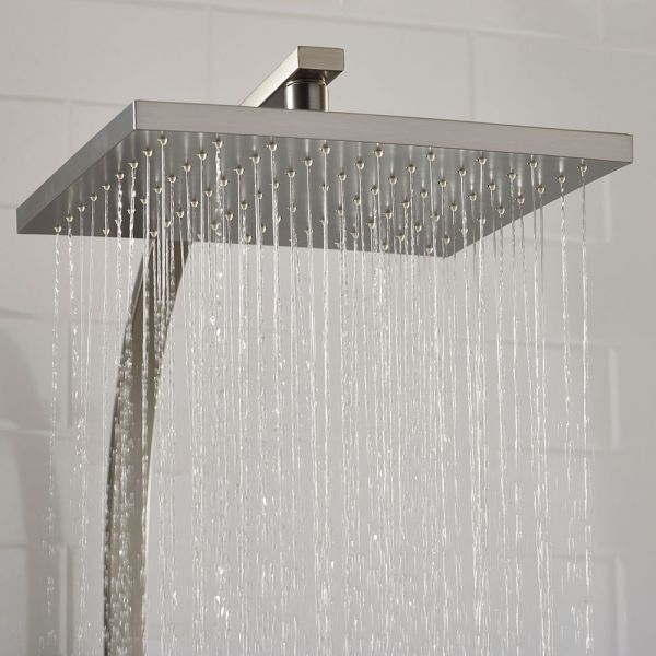 Bristan Quadrato Gun Metal Safe Touch Adjustable Thermostatic Rigid Riser Bar Shower Kit #7