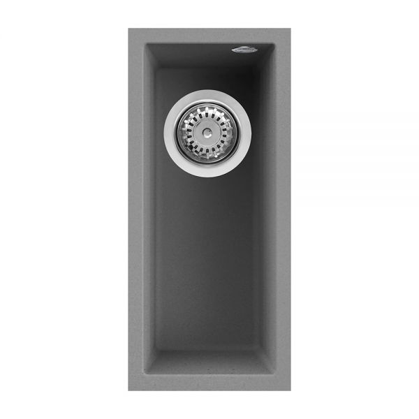 Reginox Quadra Titanium 1 Bowl Undermount Granite Kitchen Sink 200 x 440mm