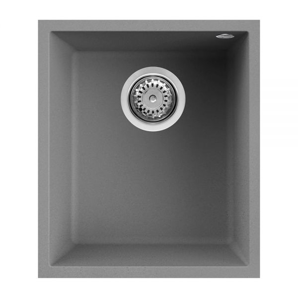 Reginox Quadra Titanium 1 Bowl Undermount Granite Kitchen Sink 380 x 440mm