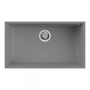Reginox Quadra Titanium 1 Bowl Undermount Granite Kitchen Sink 760 x 440mm
