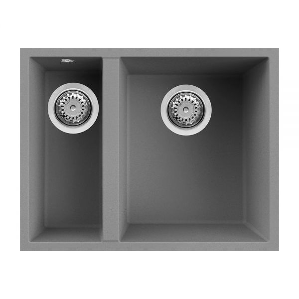 Reginox Quadra Titanium Metaltek Integrated 1.5 Bowl Granite Kitchen Sink 560 x 440mm