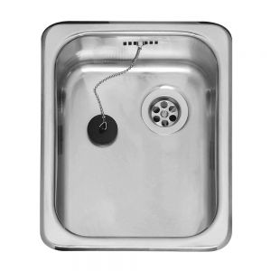 Reginox Single Bowl Stainless Steel Kitchen Sink 342 x 282mm