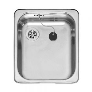 Reginox Single Bowl Stainless Steel Kitchen Sink 350 x 398mm