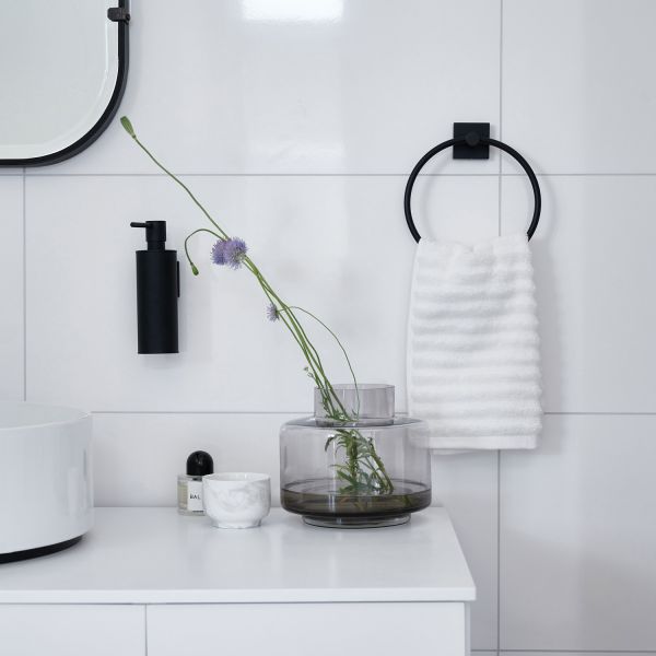 Smedbo House Towel Ring Black RB344 #3