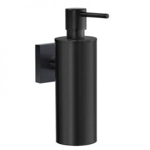 Smedbo House Black Soap Dispenser with Holder RB370