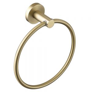 Bristan Brushed Brass Round Towel Ring RD RING BB