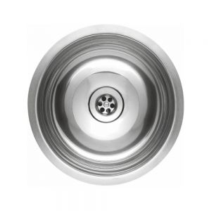 Reginox Round Single Bowl Stainless Steel Kitchen Sink 290 x 290mm