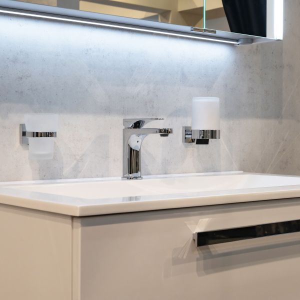 Smedbo House Glass Soap Dispenser with Polished Chrome Holder RK361 #2