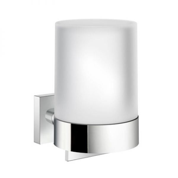 Smedbo House Glass Soap Dispenser with Polished Chrome Holder RK361