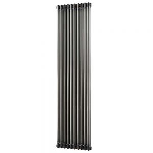 Riviera Trade 1800 x 460 Raw Metal Vertical 2 Column Radiator