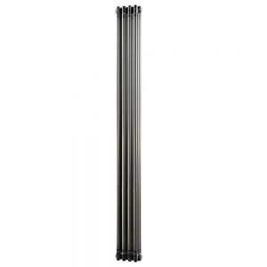 Riviera Trade 1800 x 198 Raw Metal Vertical 3 Column Radiator