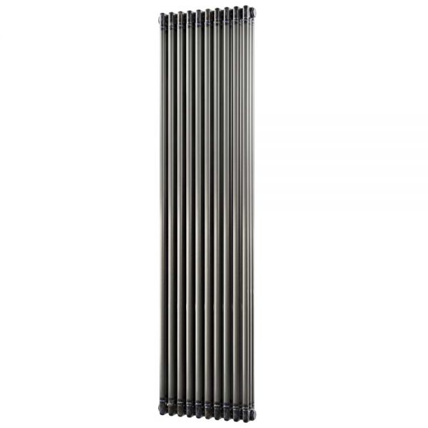 Riviera Trade 1800 x 465 Raw Metal Vertical 3 Column Radiator