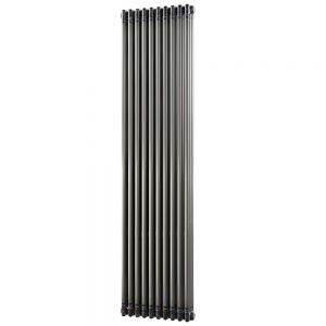 Riviera Trade 1800 x 465 Raw Metal Vertical 3 Column Radiator