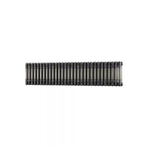 Riviera Trade 300 x 1355 Raw Metal Horizontal 3 Column Radiator