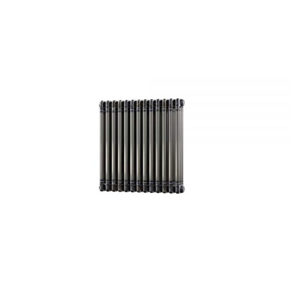 Riviera Trade 600 x 599 Raw Metal Horizontal 3 Column Radiator