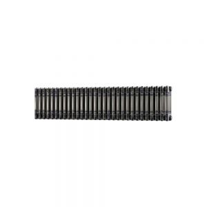 Riviera Trade 300 x 1340 Raw Metal Horizontal 4 Column Radiator