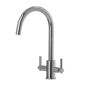 Clearwater Rococo Double Lever Chrome Monobloc Kitchen Sink Mixer Tap