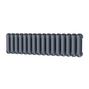 Riviera Round Top 300 x 1132 Anthracite 2 Column Horizontal Radiator