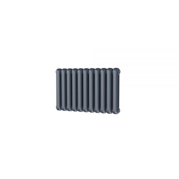 Riviera Round Top 500 x 785 Anthracite 2 Column Horizontal Radiator