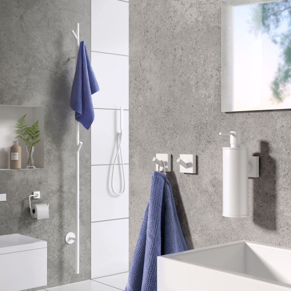 Smedbo House Toilet Roll Holder Matte White RX341 #2