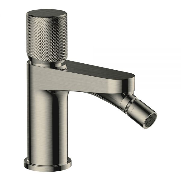 Rak Amalfi Brushed Nickel Mono Bidet Mixer Tap