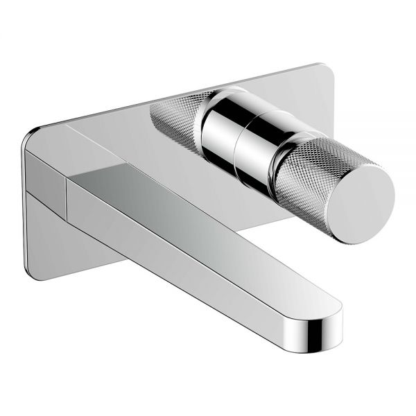 Rak Amalfi Chrome Wall Mounted Basin Mixer Tap