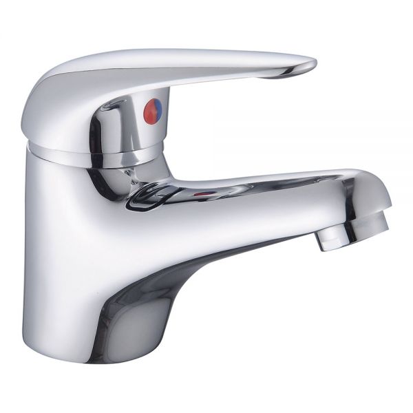 Rak Basic Chrome Mono Basin Mixer Tap with Waste