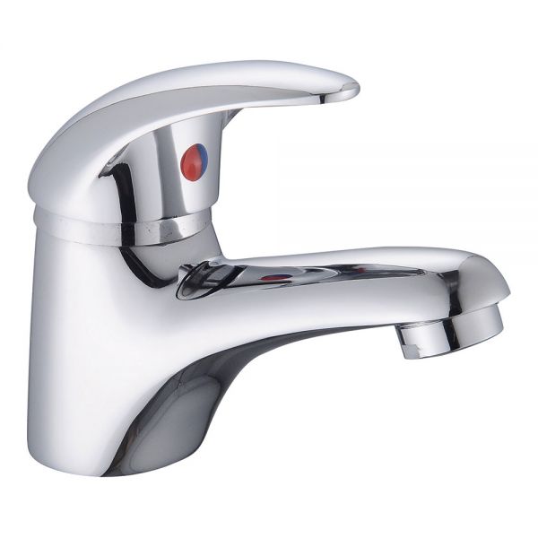 Rak Basic Chrome Mini Basin Mixer Tap with Waste