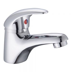 Rak Basic Chrome Mini Basin Mixer Tap with Waste