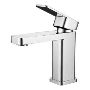 Rak Compact Eco Square Chrome Mono Basin Mixer Tap with Waste
