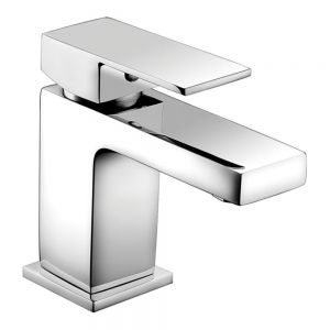 Rak Cubis Chrome Mono Basin Mixer Tap with Waste
