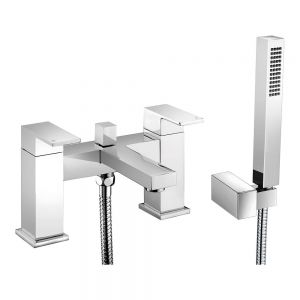 Rak Cubis Chrome Bath Shower Mixer Tap