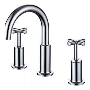 Rak Ella Chrome Deck Mounted 3 Hole Bath Filler Tap