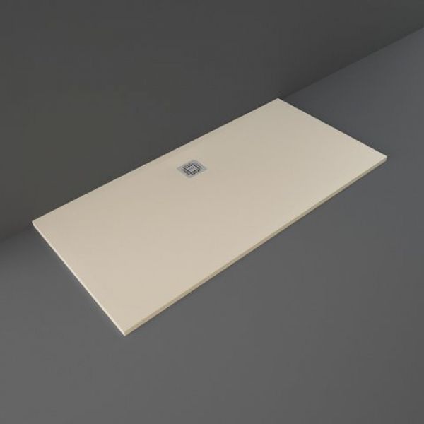 Rak Feeling Cappuccino Stone Effect 1700 x 800 Rectangular Shower Tray