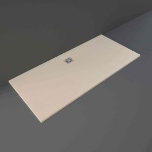 Rak Feeling Cappuccino Stone Effect 1800 x 800 Rectangular Shower Tray