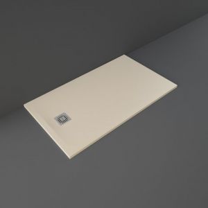 Rak Feeling Cappuccino Stone Effect 1400 x 800 Rectangular Shower Tray