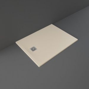 Rak Feeling Cappuccino Stone Effect 1200 x 900 Rectangular Shower Tray