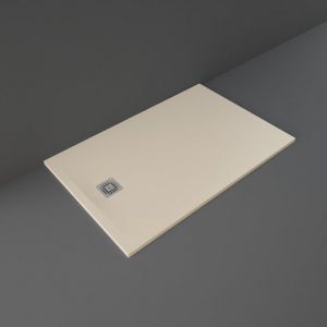 Rak Feeling Cappuccino Stone Effect 1400 x 900 Rectangular Shower Tray