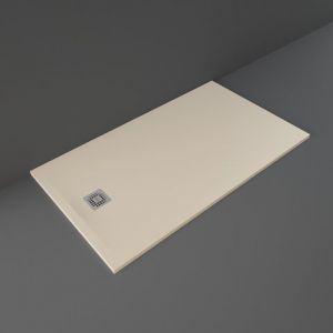 Rak Feeling Cappuccino Stone Effect 1600 x 900 Rectangular Shower Tray
