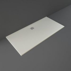 Rak Feeling Greige Stone Effect 1700 x 900 Rectangular Shower Tray
