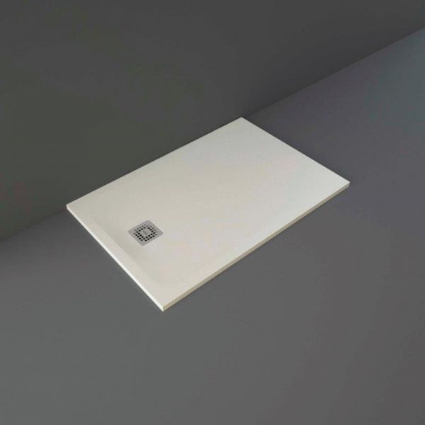 Rak Feeling Greige Stone Effect 1200 x 800 Rectangular Shower Tray