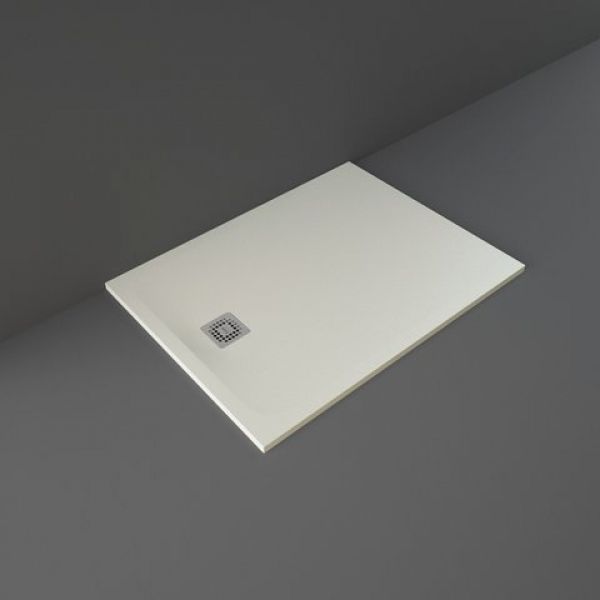 Rak Feeling Greige Stone Effect 1200 x 900 Rectangular Shower Tray