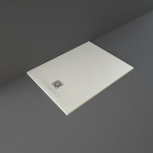 Rak Feeling Greige Stone Effect 1200 x 900 Rectangular Shower Tray