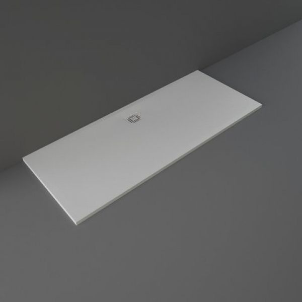 Rak Feeling Grey Stone Effect 1700 x 700 Rectangular Shower Tray