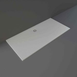 Rak Feeling Grey Stone Effect 1700 x 800 Rectangular Shower Tray