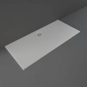 Rak Feeling Grey Stone Effect 1800 x 800 Rectangular Shower Tray