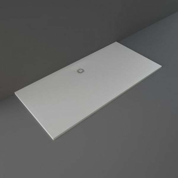 Rak Feeling Grey Stone Effect 1700 x 900 Rectangular Shower Tray