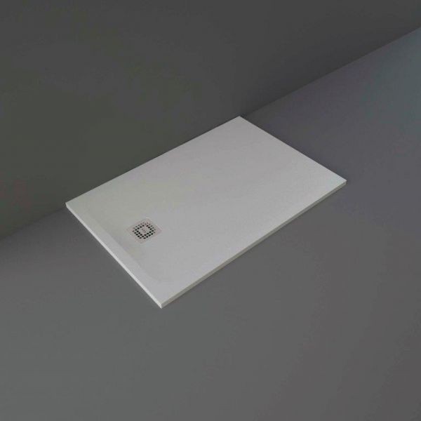 Rak Feeling Grey Stone Effect 1200 x 800 Rectangular Shower Tray