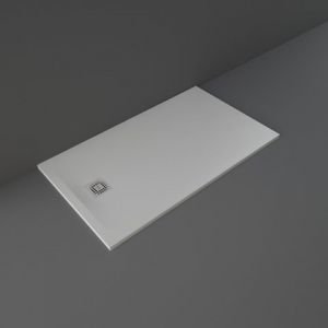 Rak Feeling Grey Stone Effect 1400 x 800 Rectangular Shower Tray
