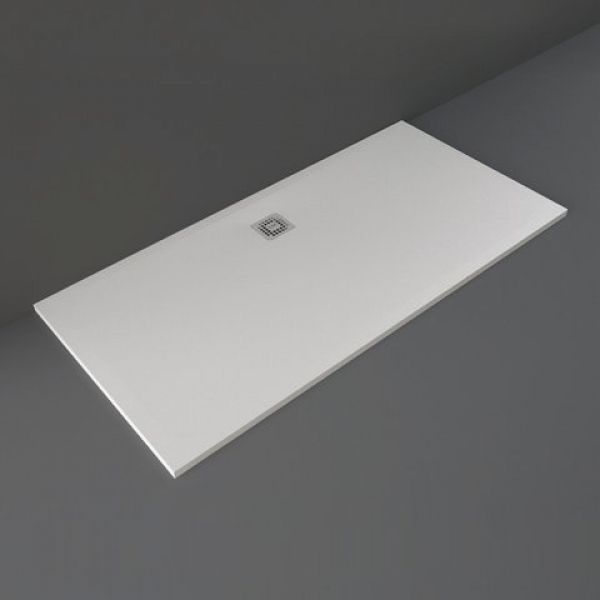 Rak Feeling White Stone Effect 1700 x 900 Rectangular Shower Tray